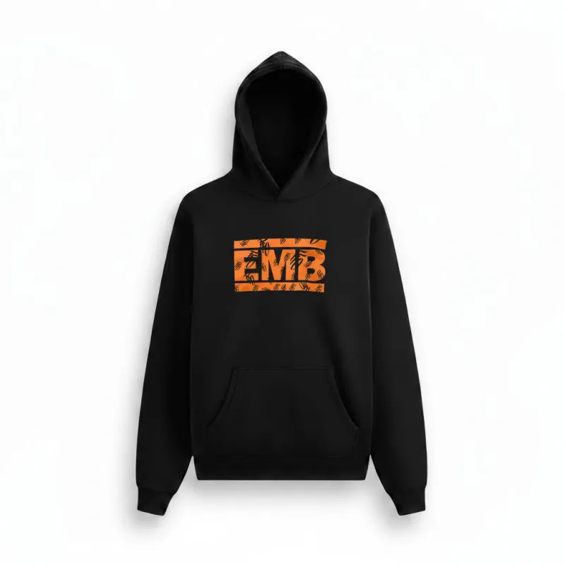 FFO x EMB 15th Anniversary Edition Hoodie - BLACK/ORANGE sold by Far From Ordinary