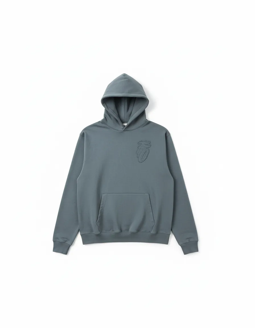 Appliqué Hoodie - GREY sold by Far From Ordinary
