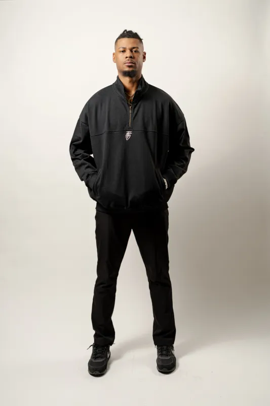FFO Half Zip Long Sleeve - BLACK sold by Far From Ordinary