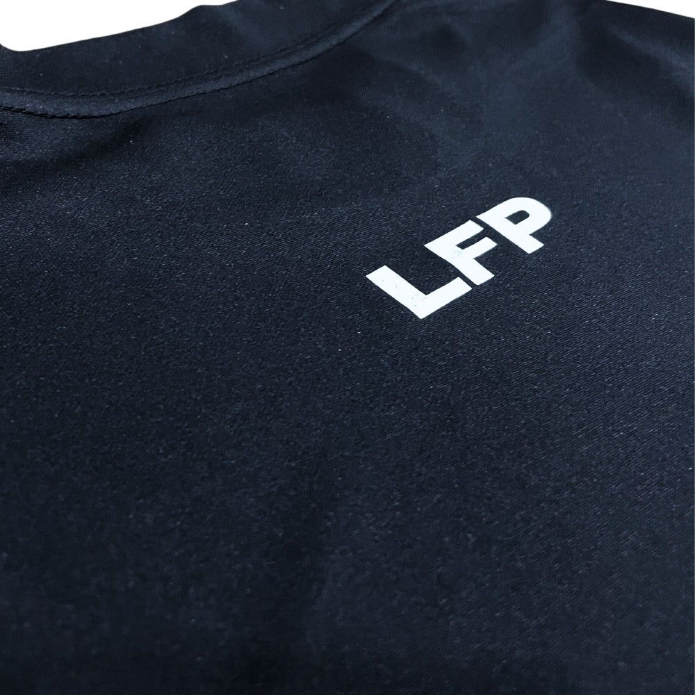 Mock Neck Long Sleeve Golf Tee - Black sold by Far From Ordinary product image thumbnail 4