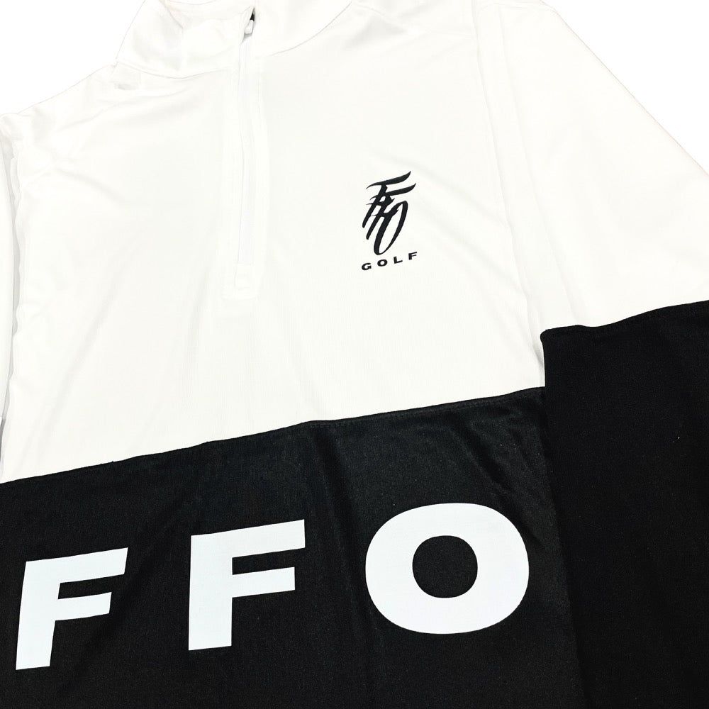 Performance Golf 1/4 Zip - White & Black sold by Far From Ordinary product image thumbnail 3