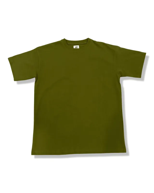 Heavy Weight Cotton Tee - Green sold by Far From Ordinary