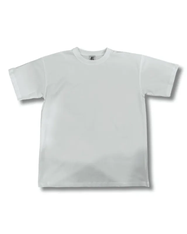 Heavy Weight White Tee - White sold by Far From Ordinary