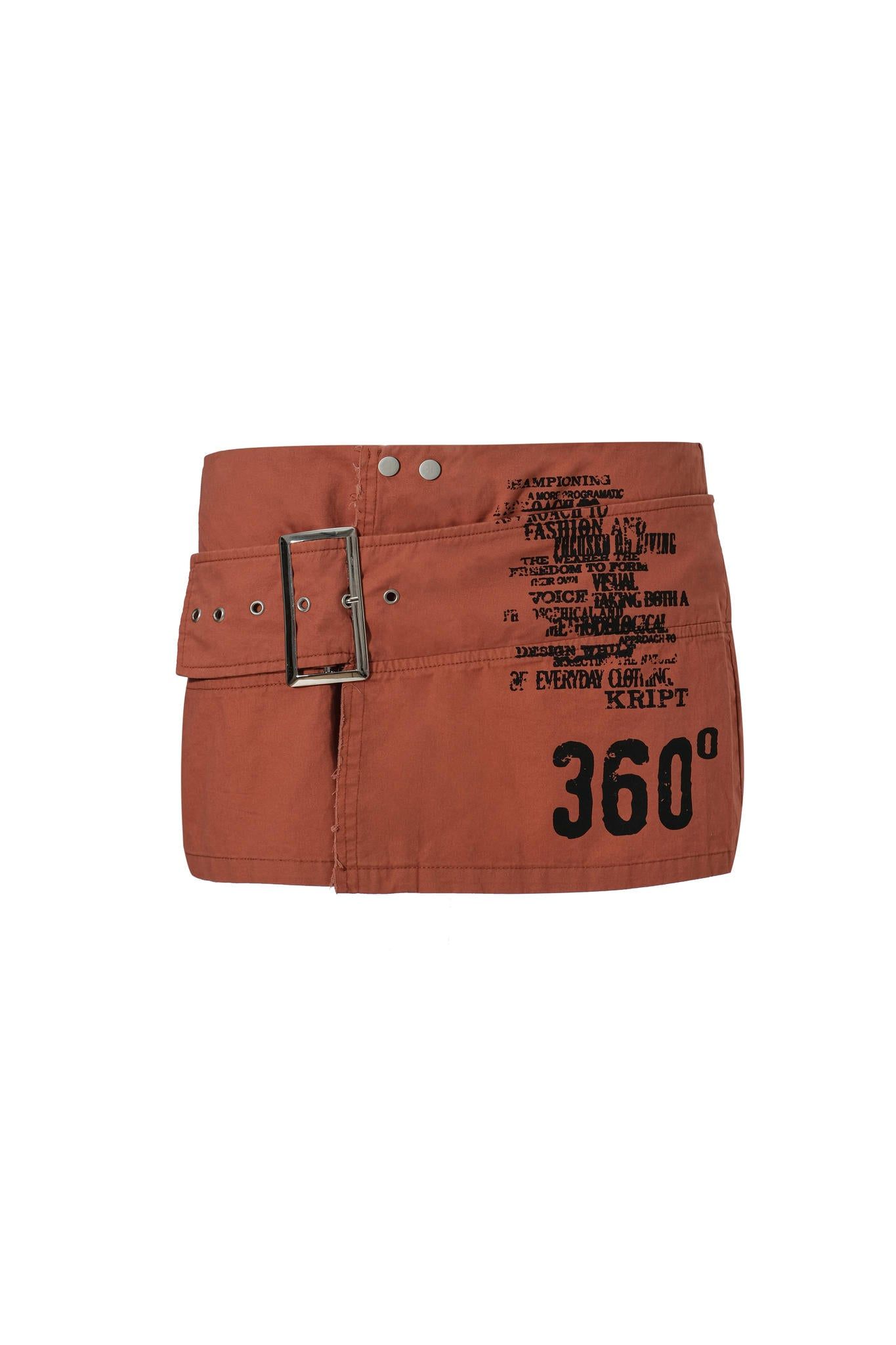 Dusk Cargo Skirt sold by The Kript