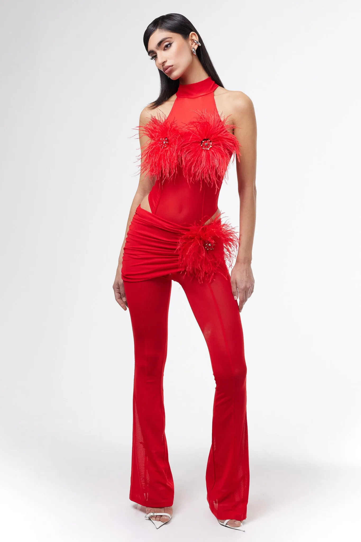 Velora Pants - Red sold by The Kript product image thumbnail 2