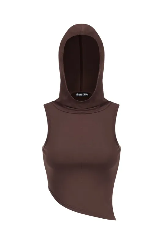 Xenon Hooded Top - Brown sold by The Kript