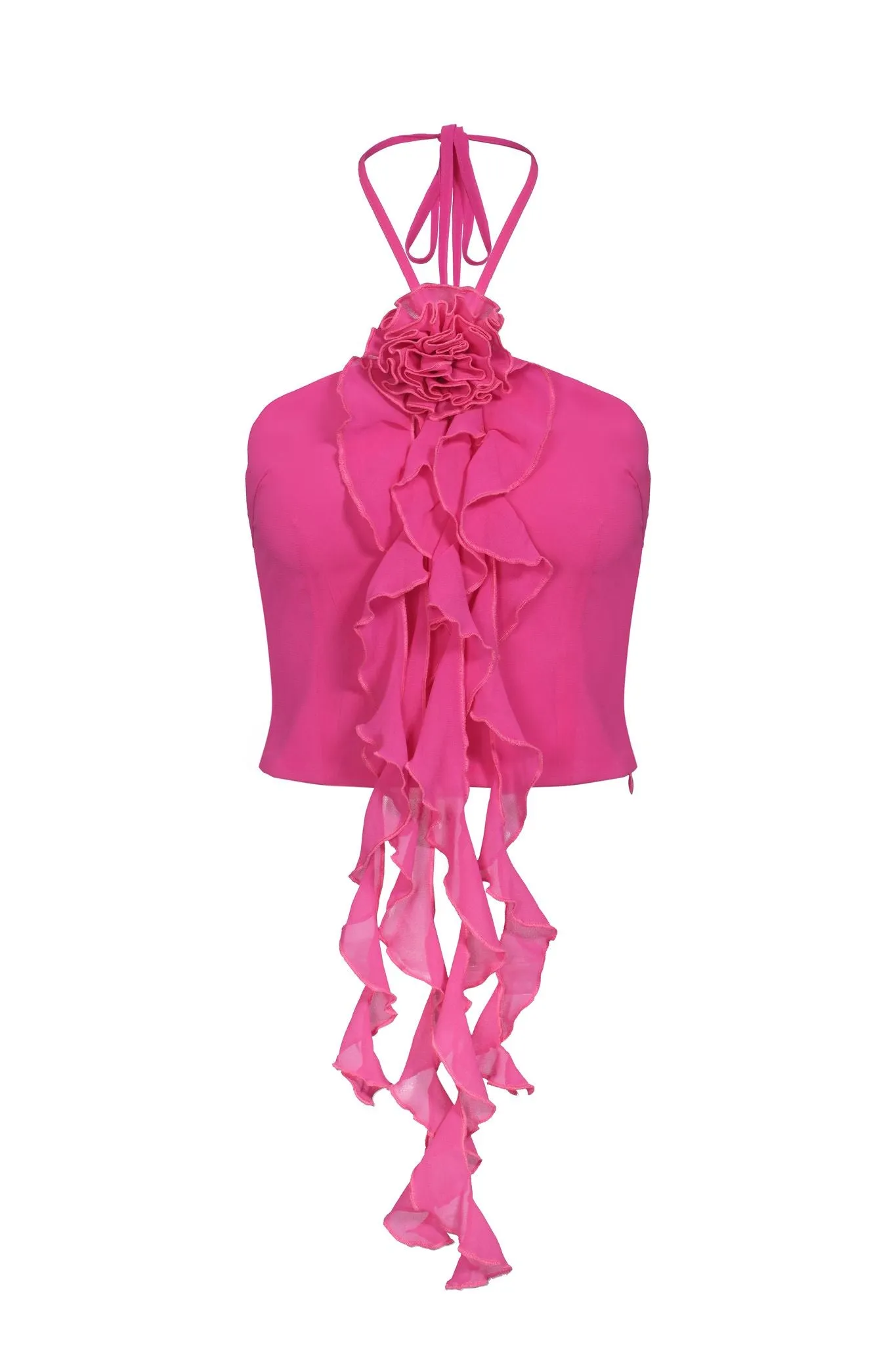 Sydney Top - Hot Pink sold by The Kript