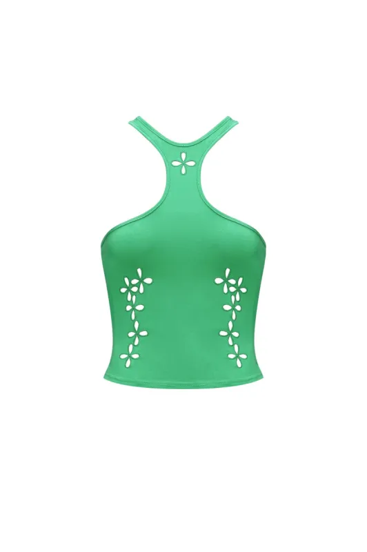 Renu Top - Green sold by The Kript