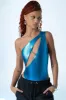 Trysta Bodysuit - Electric Blue sold by The Kript