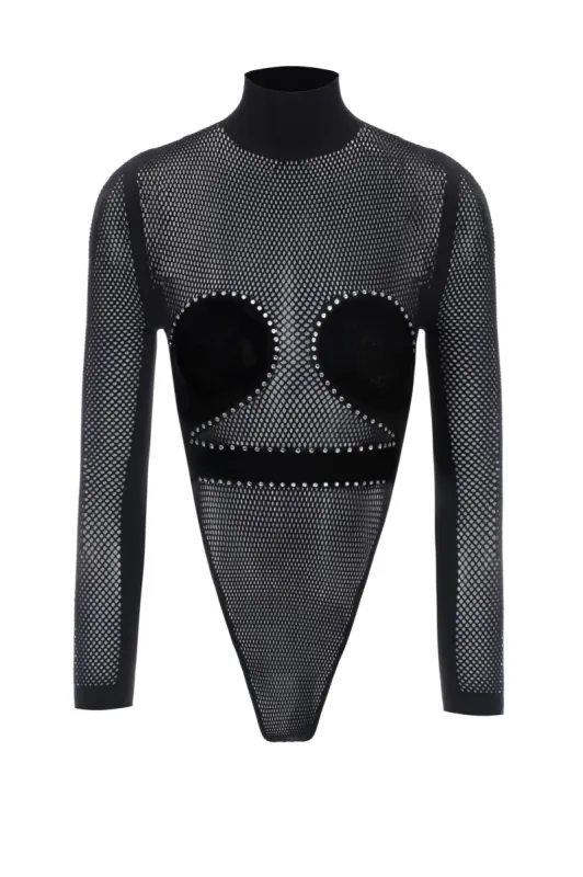 Cecko Bodysuit - Diamante sold by The Kript