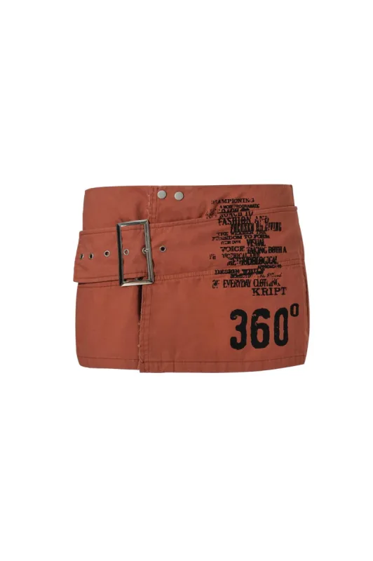 Dusk Cargo Skirt sold by The Kript