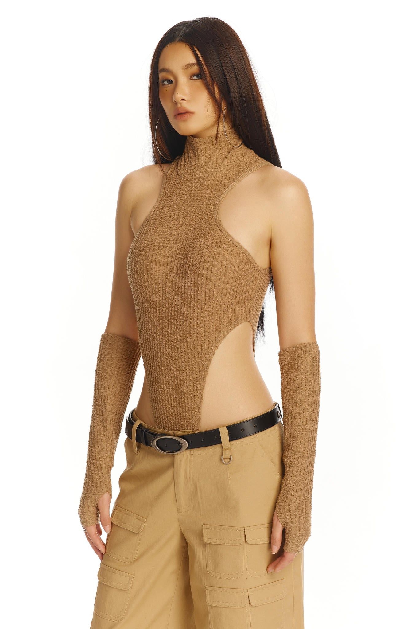 Topaz Bodysuit - Tan sold by The Kript product image thumbnail 3