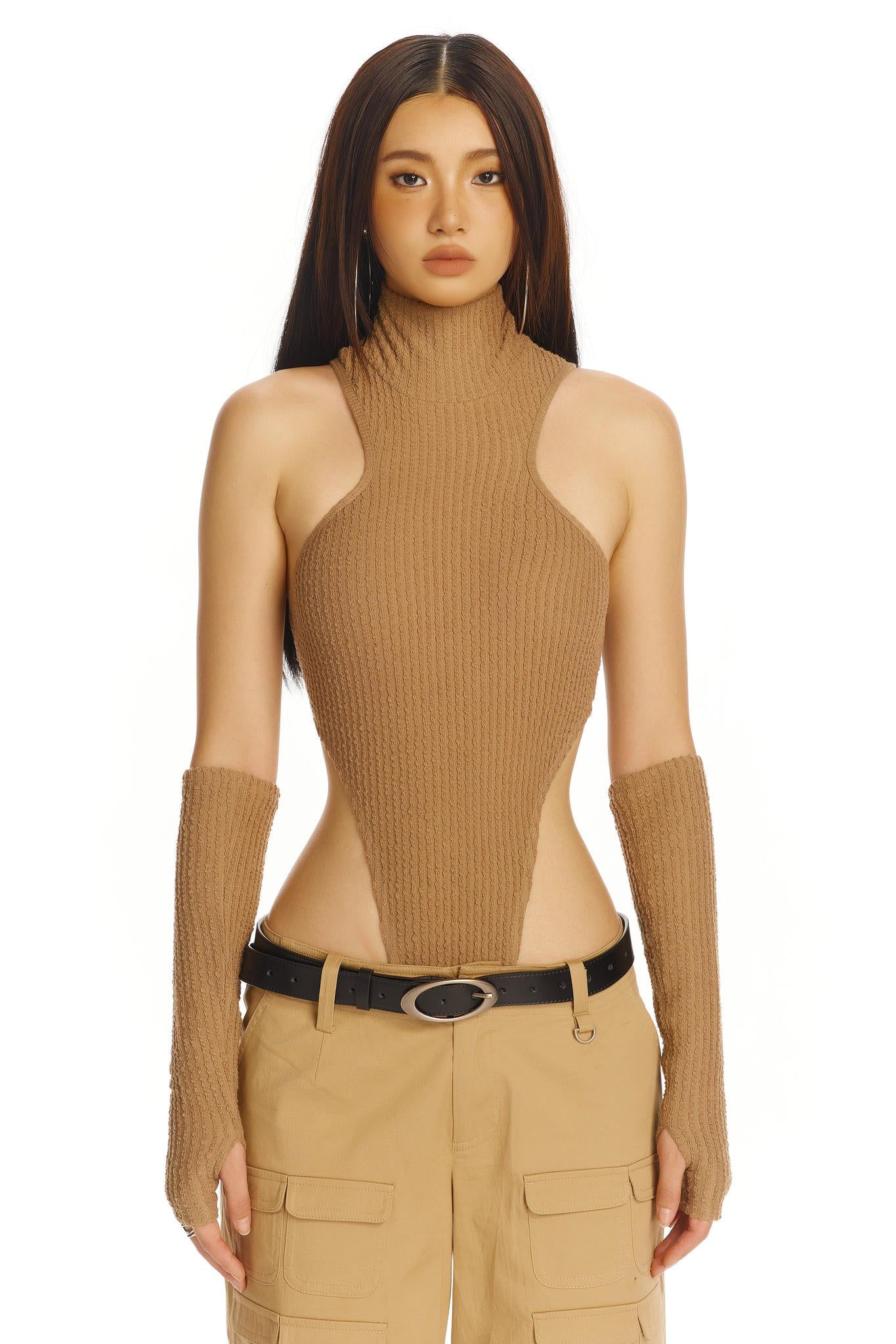 Topaz Bodysuit - Tan sold by The Kript product image thumbnail 2