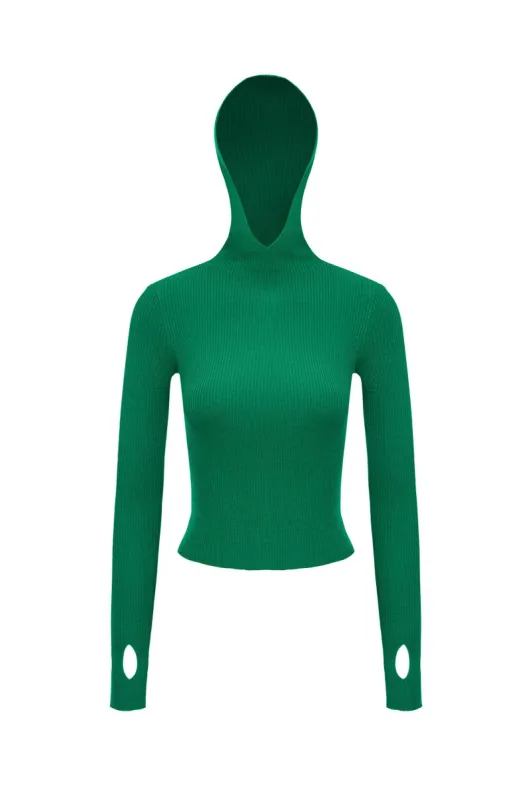 Yonah Sweater - Forest Green sold by The Kript