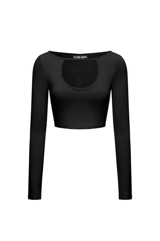 Opal Top - Black sold by The Kript