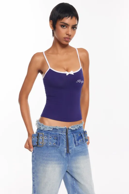 Jordan Tank Top - Navy sold by The Kript