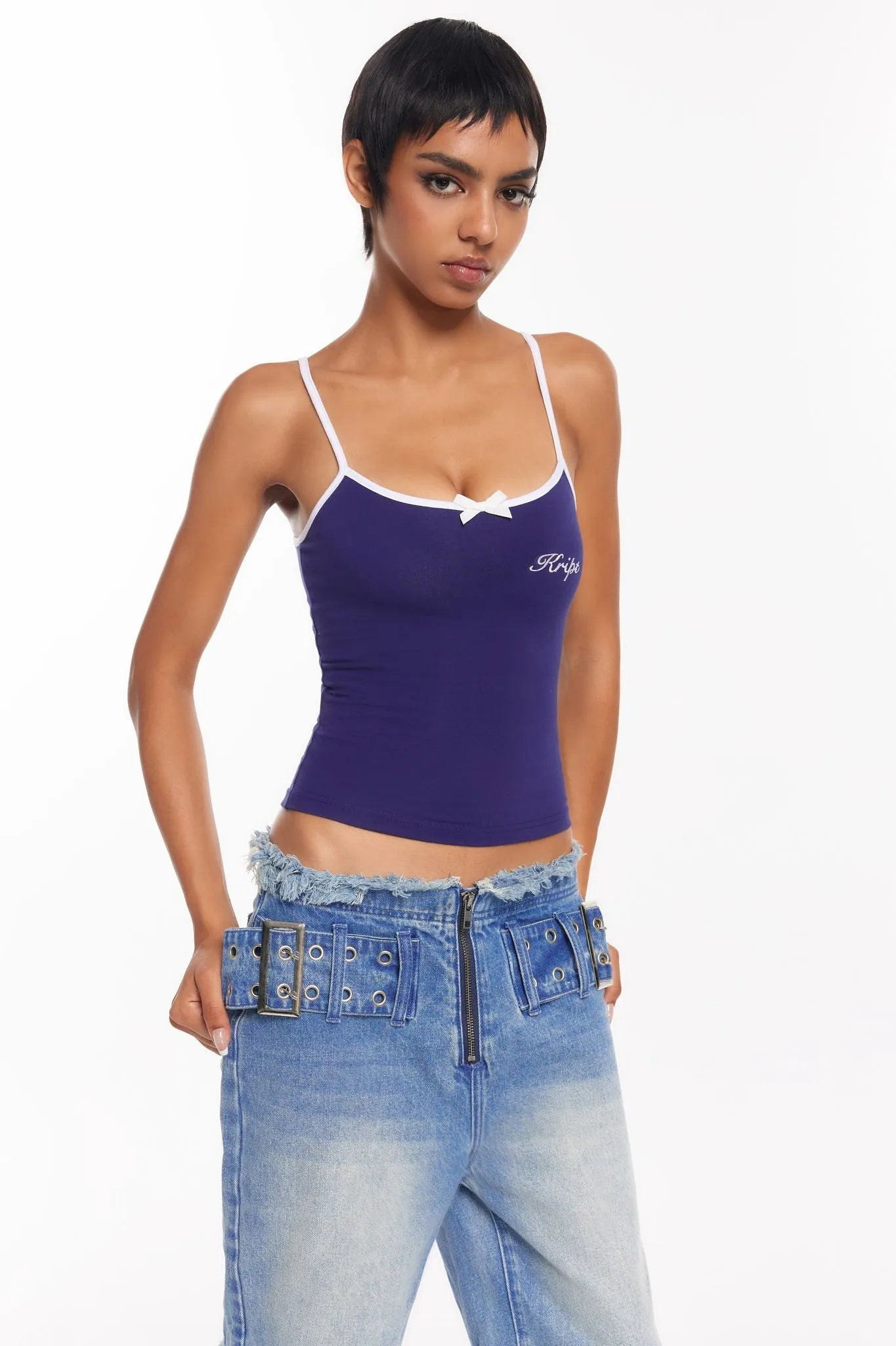 Jordan Tank Top - Navy sold by The Kript