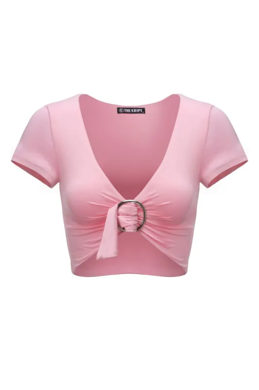 Aster Top - Pink sold by The Kript