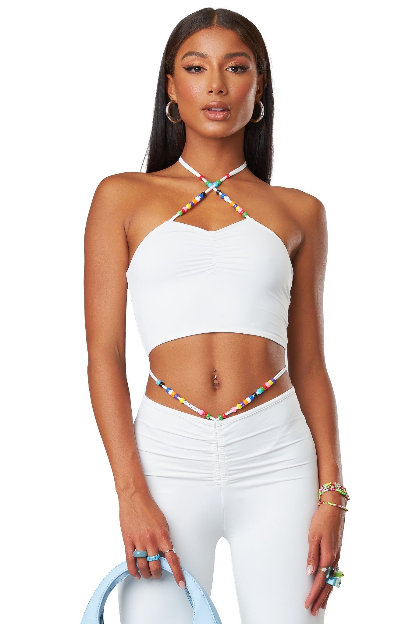 Trixie Top - White sold by The Kript