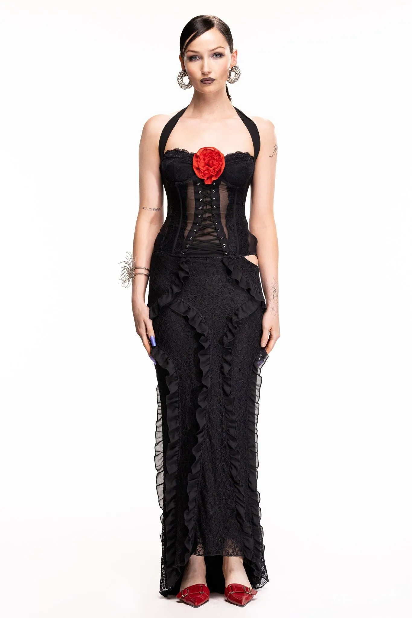 Kaelle Corset - Black sold by The Kript product image thumbnail 2