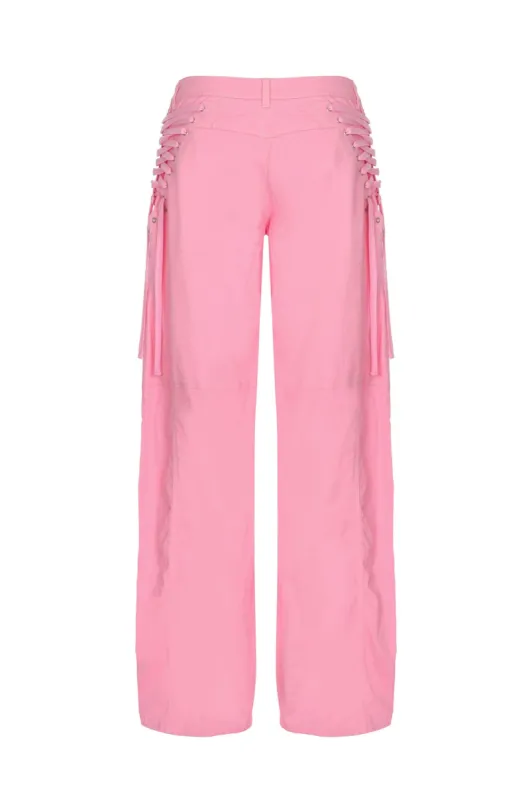 Carver Cargo Pants - Pink sold by The Kript
