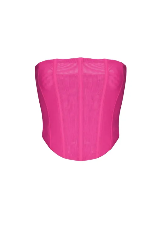 Gemma Corset - Pink made by The Kript
