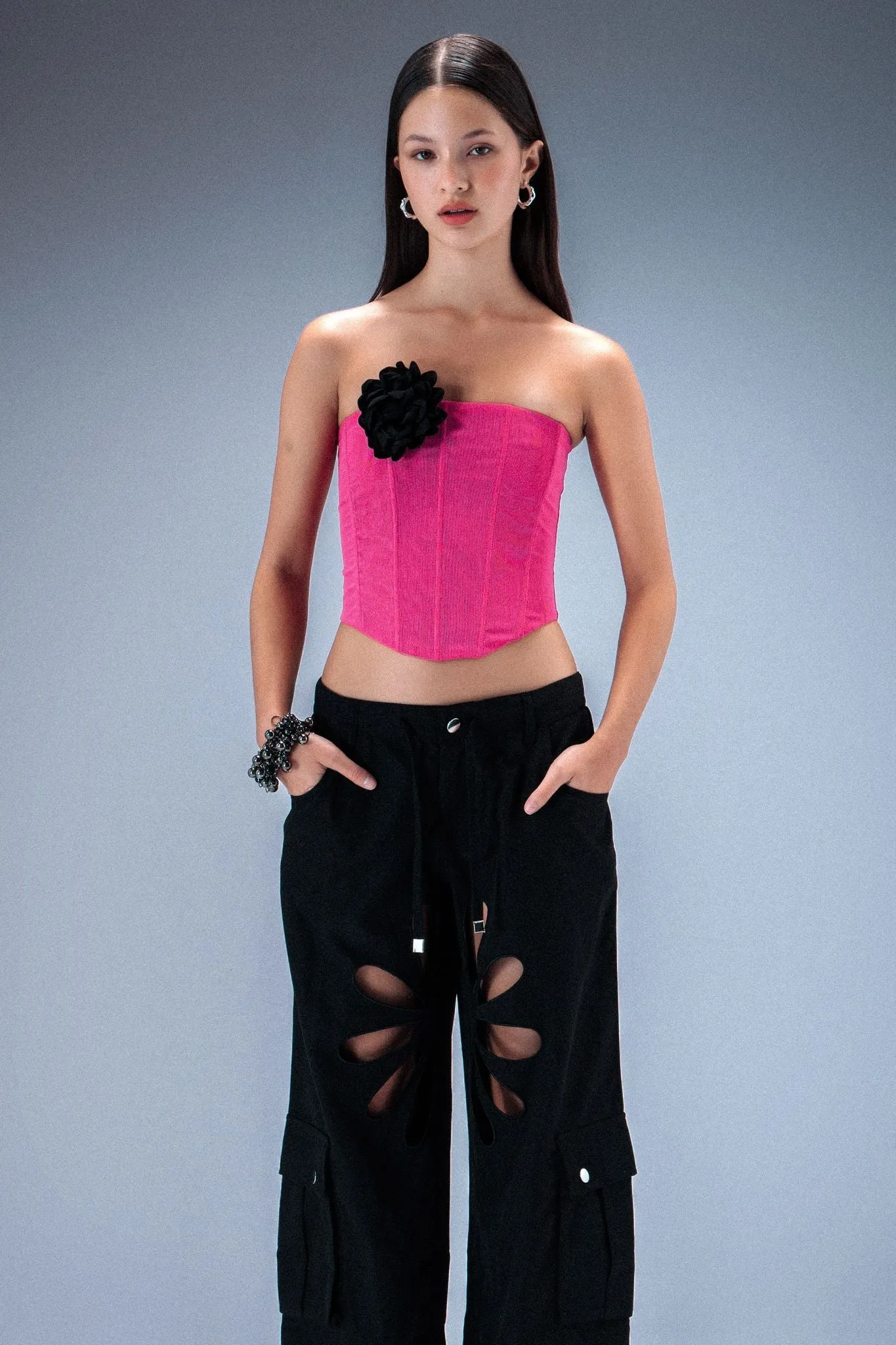 Gemma Corset - Pink sold by The Kript product image thumbnail 2