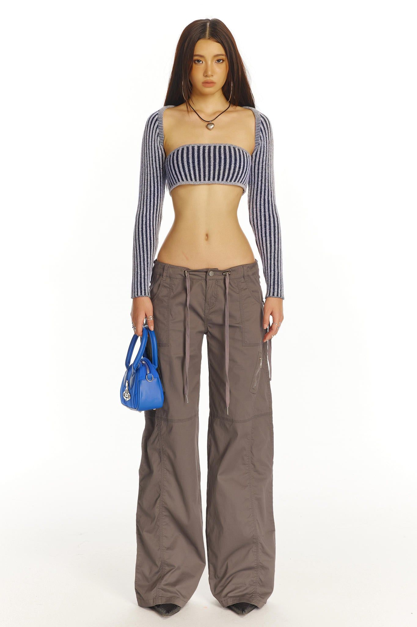 Elvira 2 Piece Top - Navy sold by The Kript product image thumbnail 5