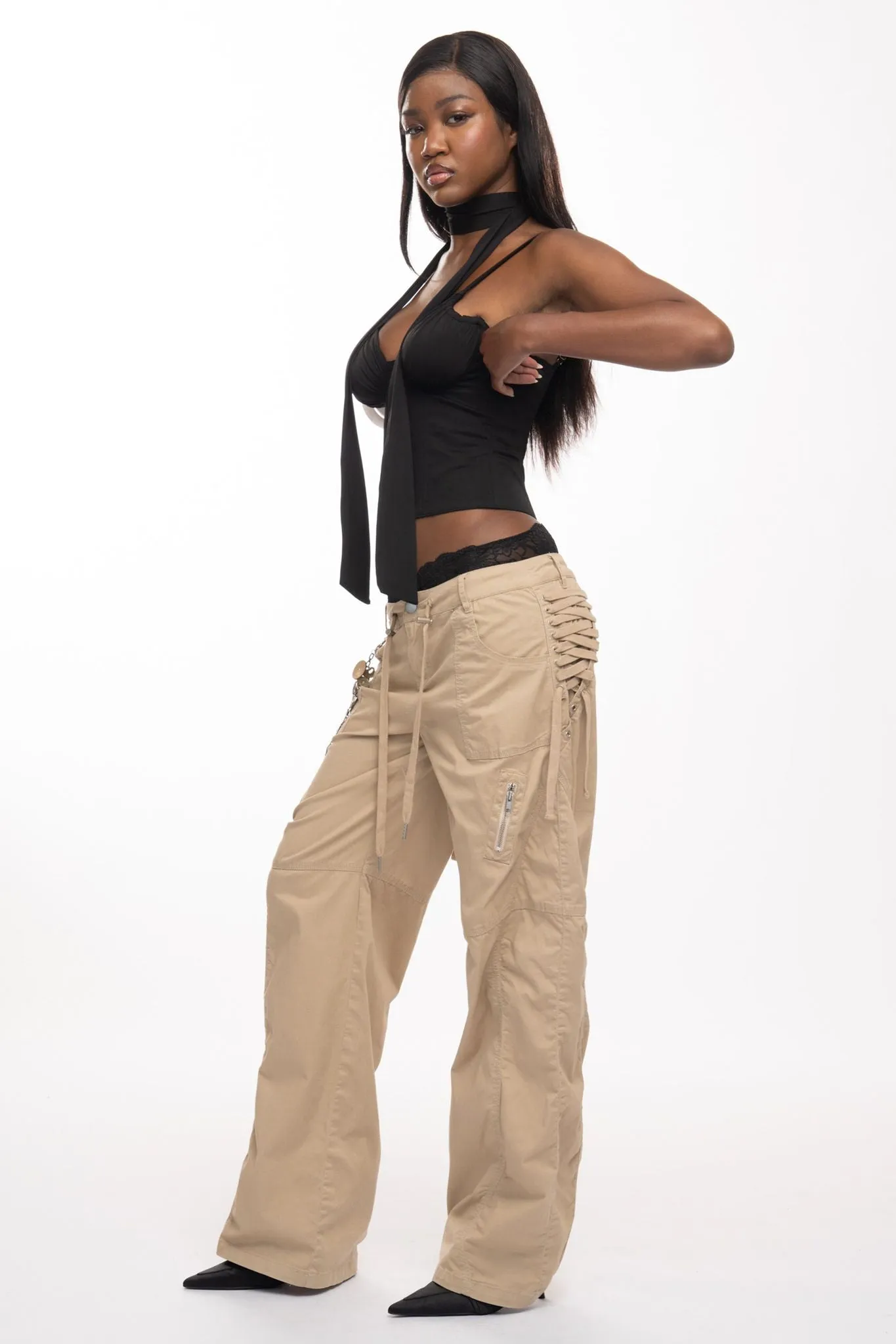 Carver Cargo Pants - Tan sold by The Kript product image thumbnail 2