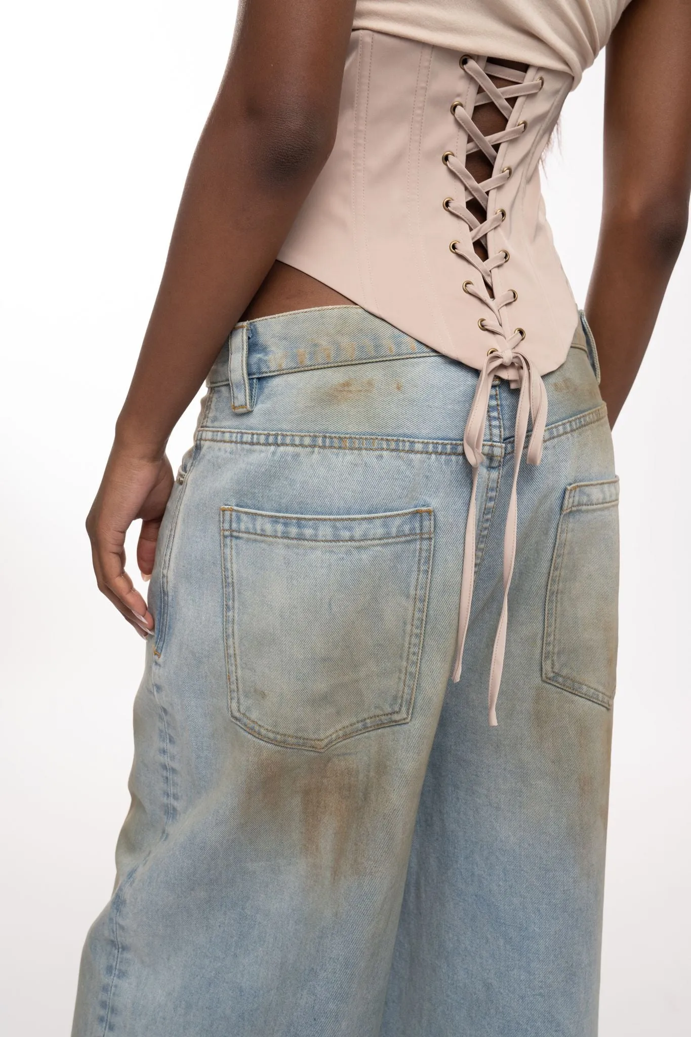 Valkyrie Corset Top - Beige sold by The Kript product image thumbnail 5