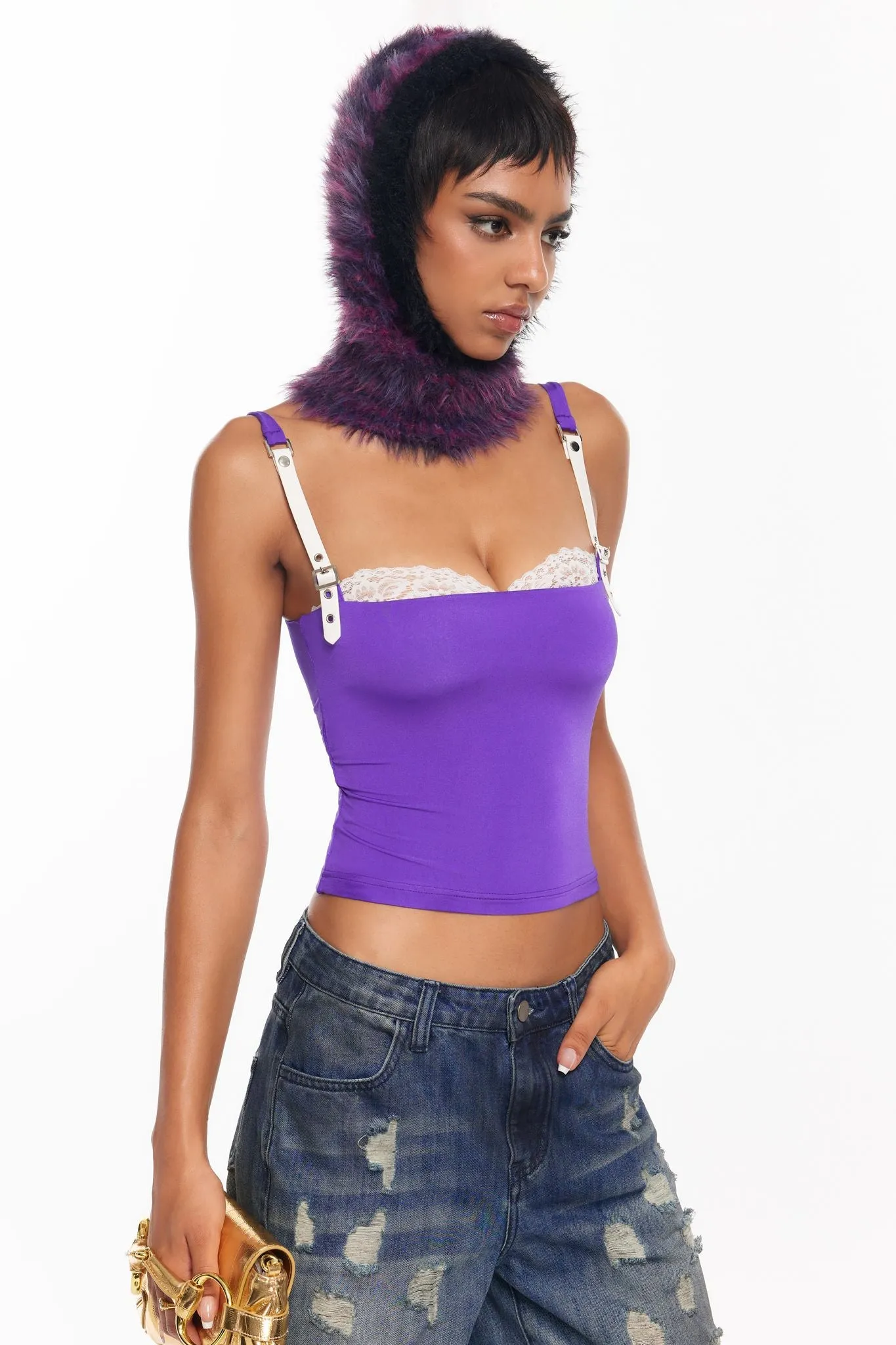 Ailani Top - Purple sold by The Kript