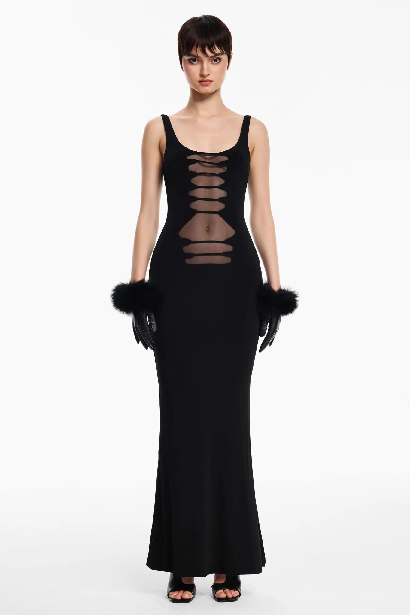 Celia Dress - Black sold by The Kript