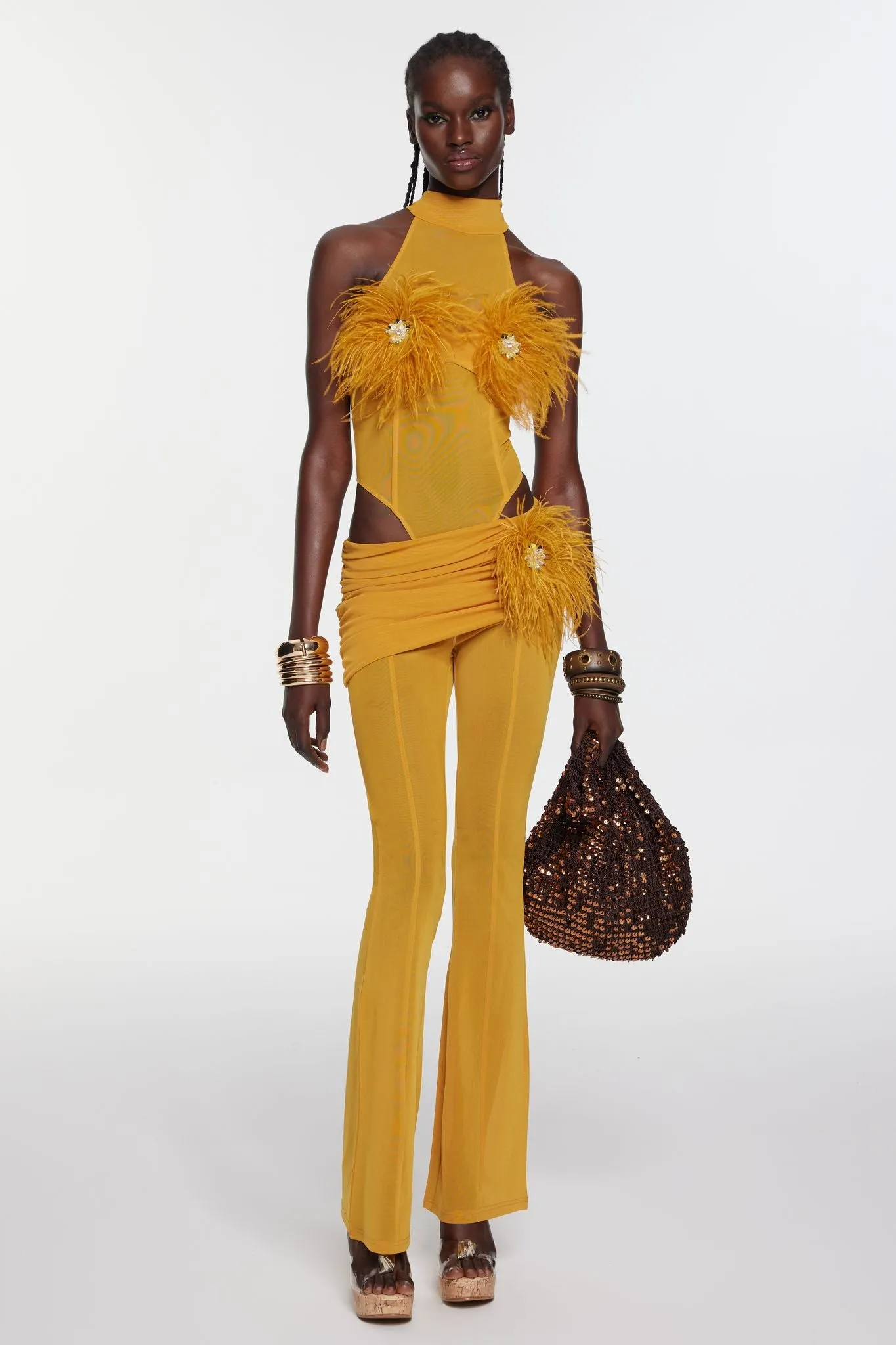 Velora Pants - Saffron sold by The Kript