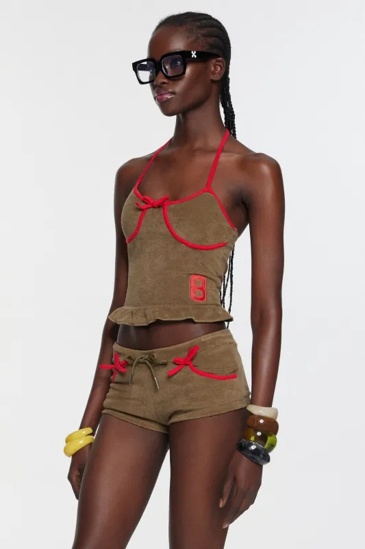 Alyse Top - Olive sold by The Kript