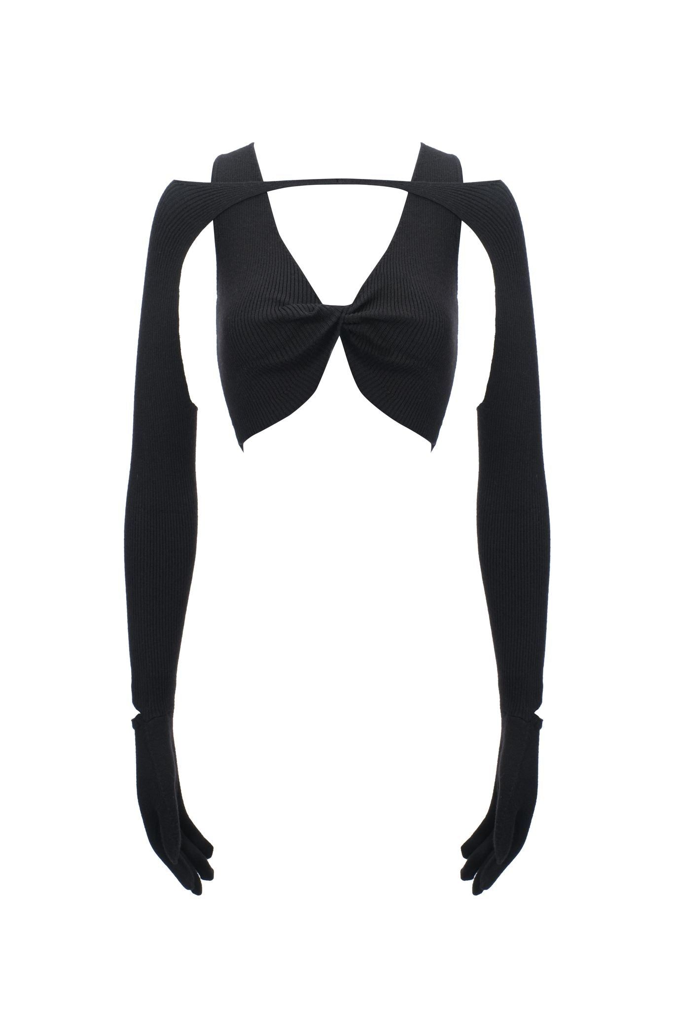 Jaida Top - Black sold by The Kript