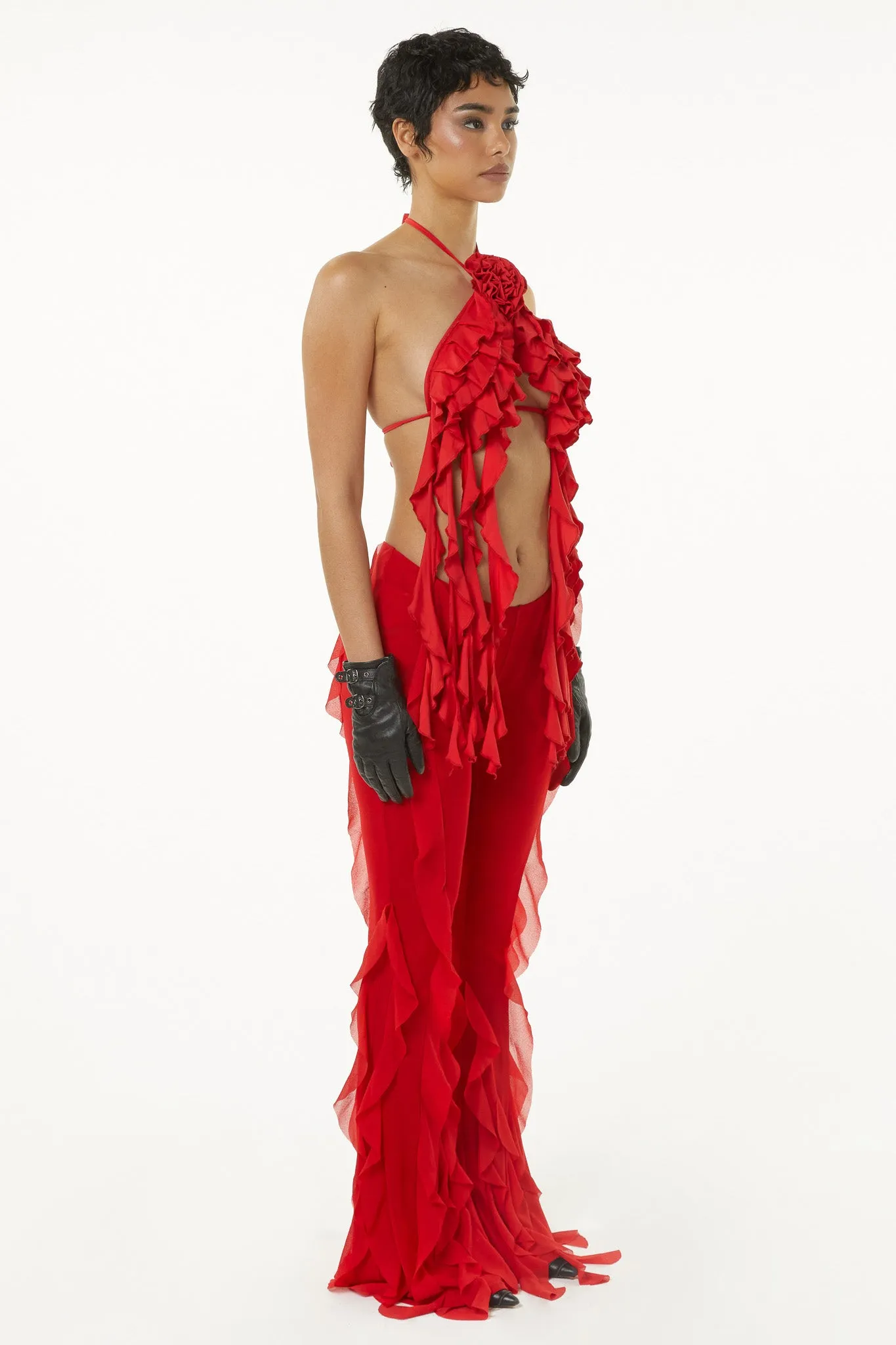 Selenia Pants - Red sold by The Kript product image thumbnail 2