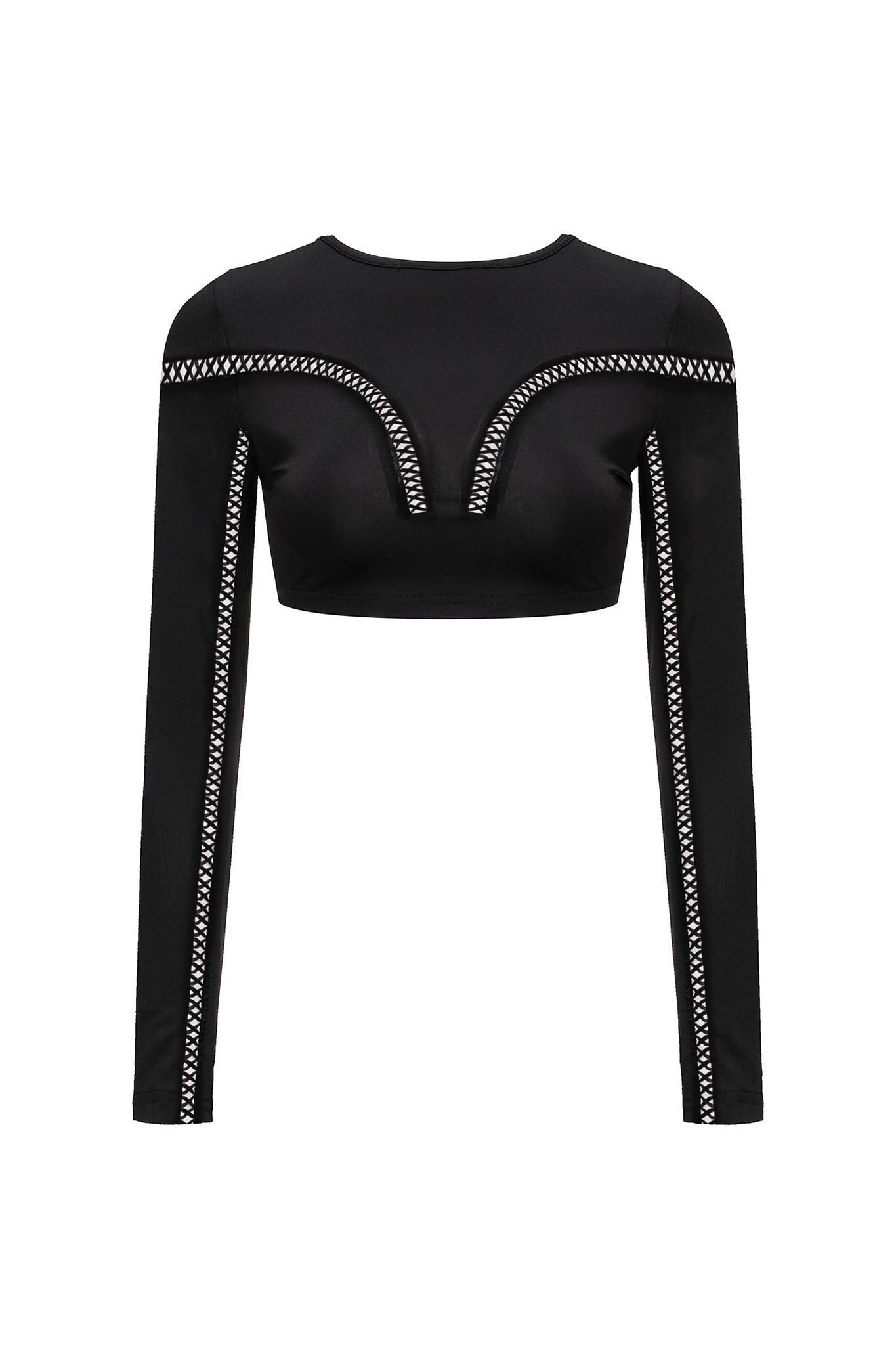 Sarff Top - Black sold by The Kript