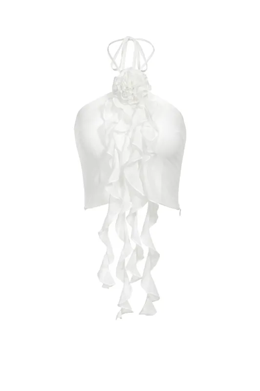 Sydney Top - White sold by The Kript