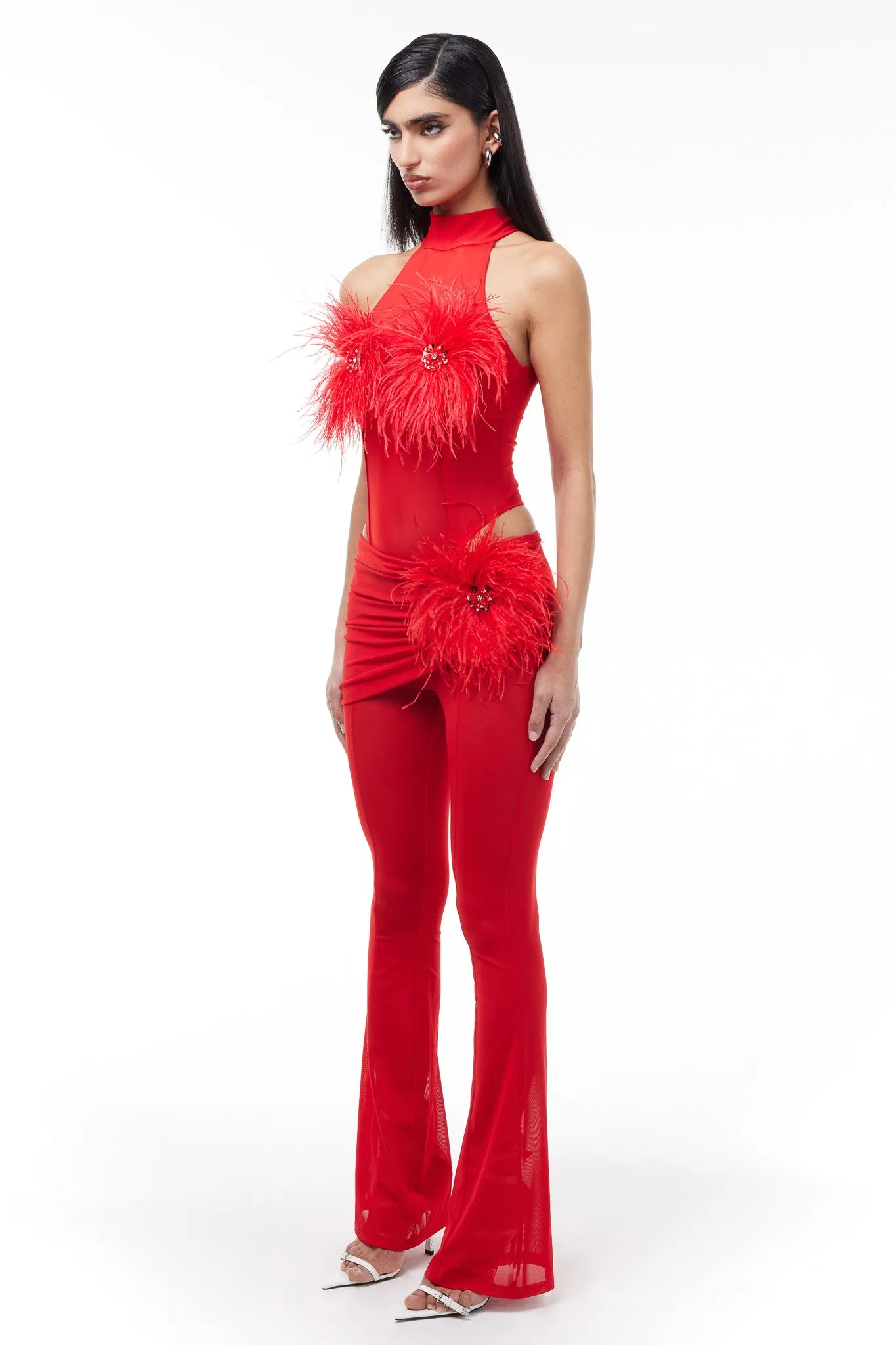 Velora Bodysuit - Red sold by The Kript product image thumbnail 4