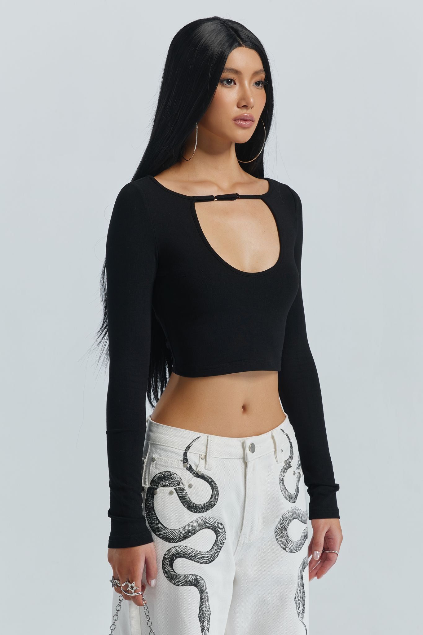 Opal Top - Black sold by The Kript product image thumbnail 3