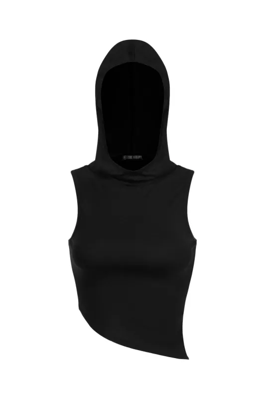 Xenon Hooded Top - Black sold by The Kript