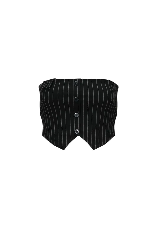 York Top - Black sold by The Kript