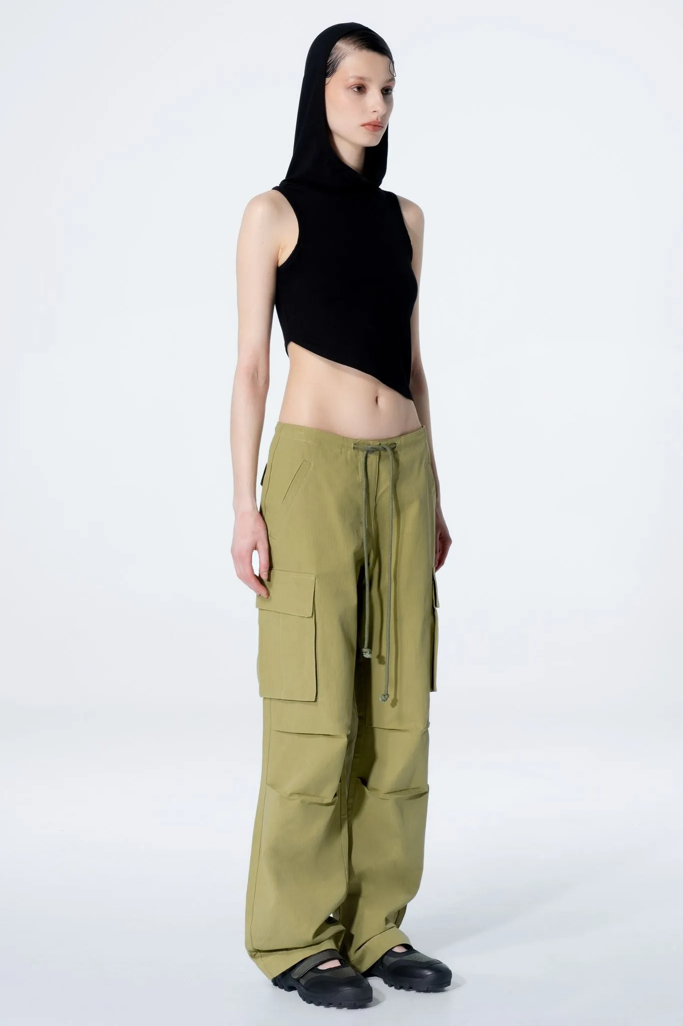 Caspian Cargo Pants - Olive sold by The Kript product image thumbnail 4