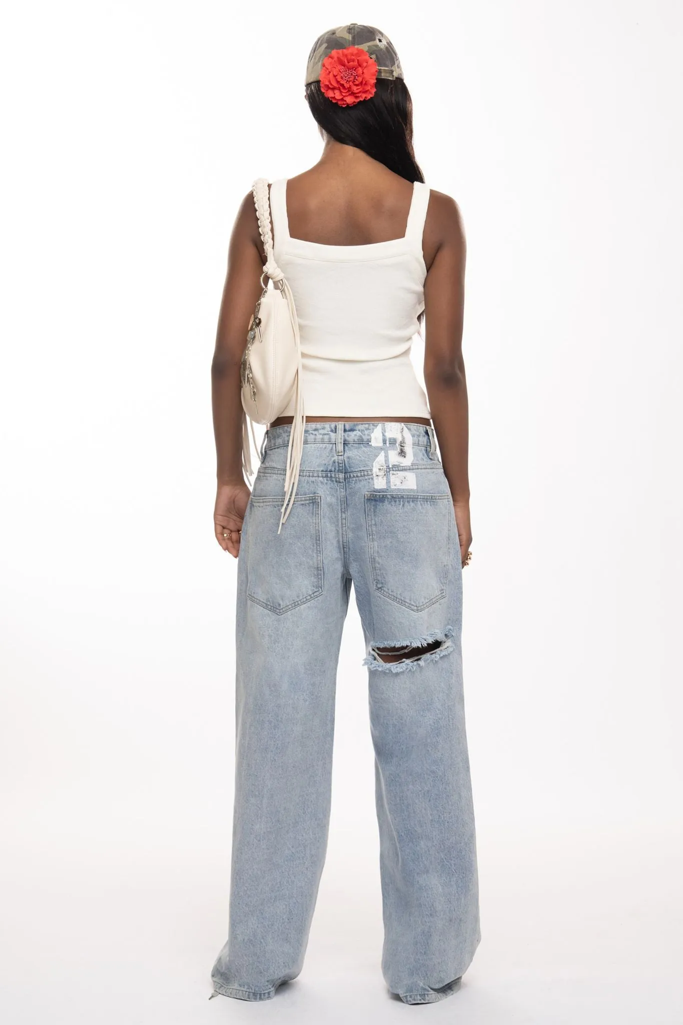 Nia Tank Top - Cream sold by The Kript product image thumbnail 5