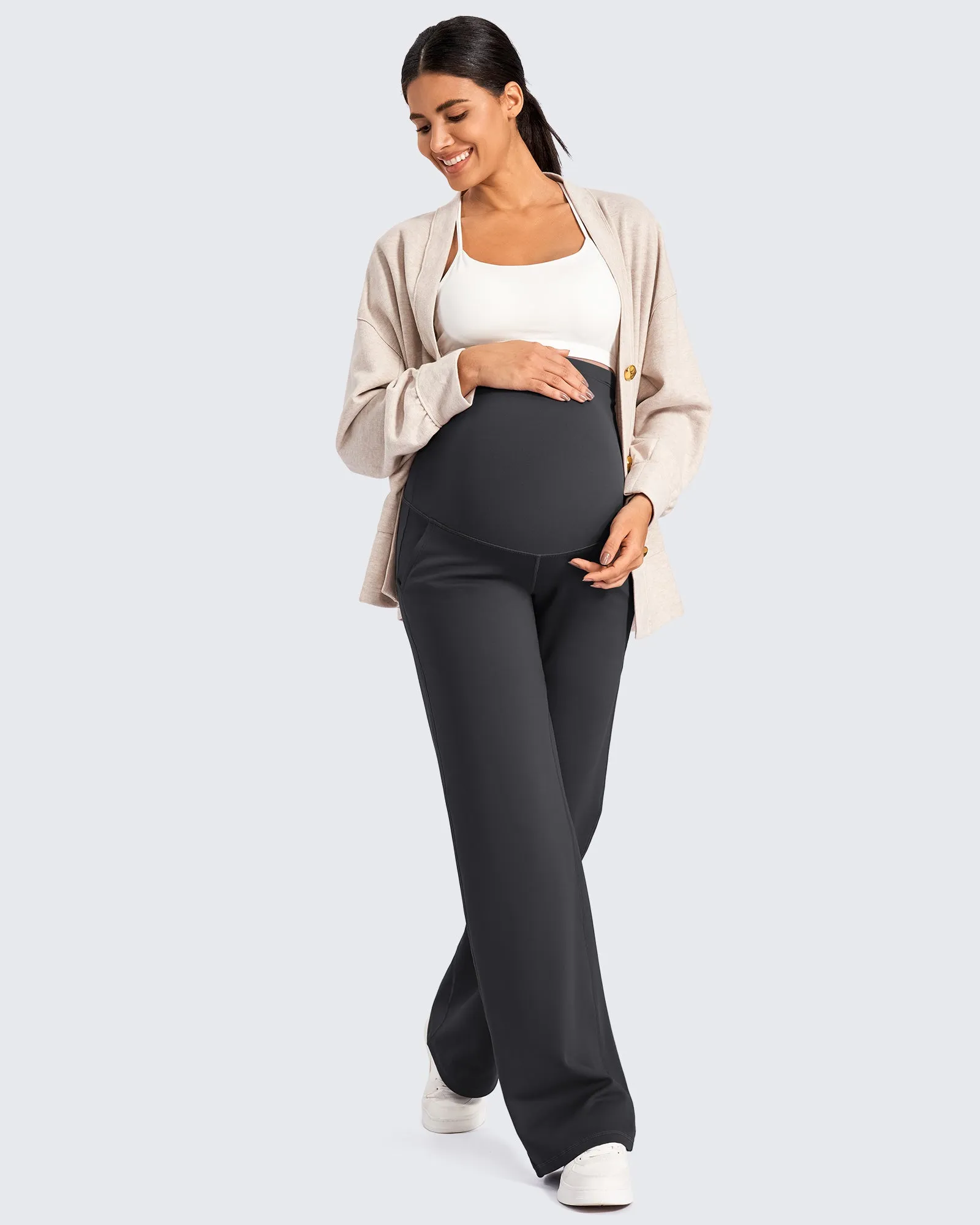 Fleece-Lined Maternity Warm Work Trousers sold by G4free product image thumbnail 5