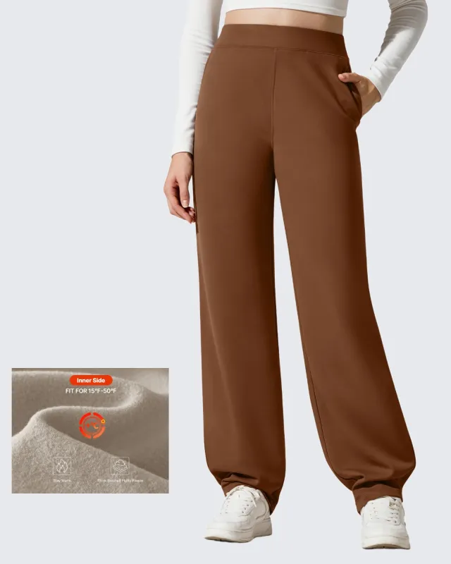 EverGoing Fleece Lined Loose Warm Narrow Legs Pants sold by G4free
