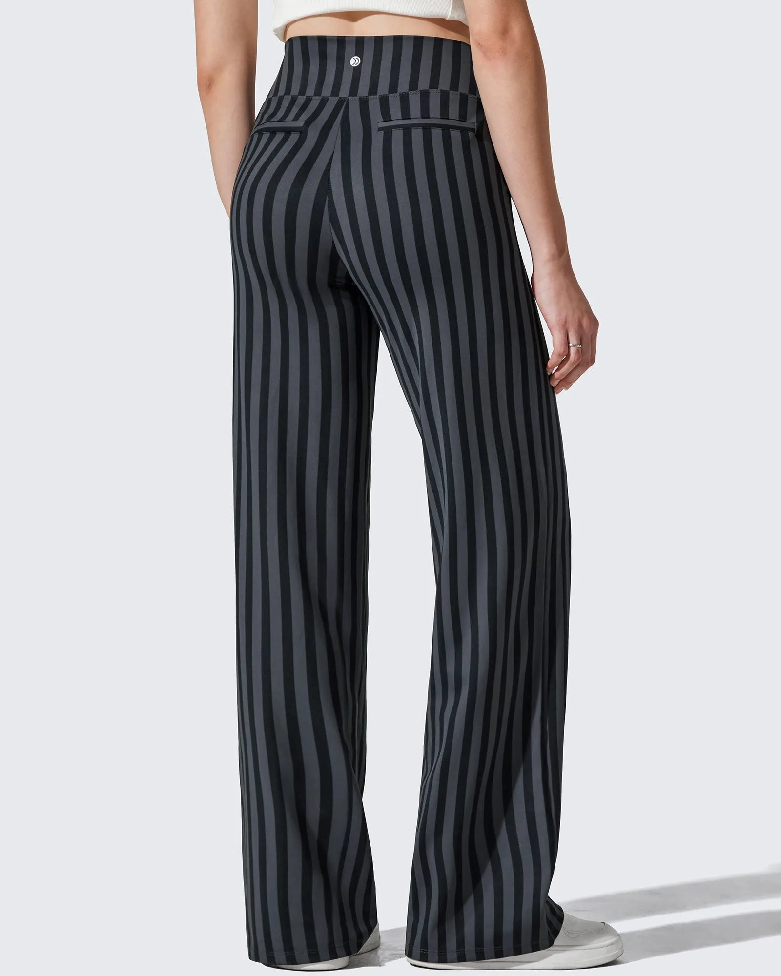 Loose High-Waist Business Casual Striped Pants sold by G4free product image thumbnail 3