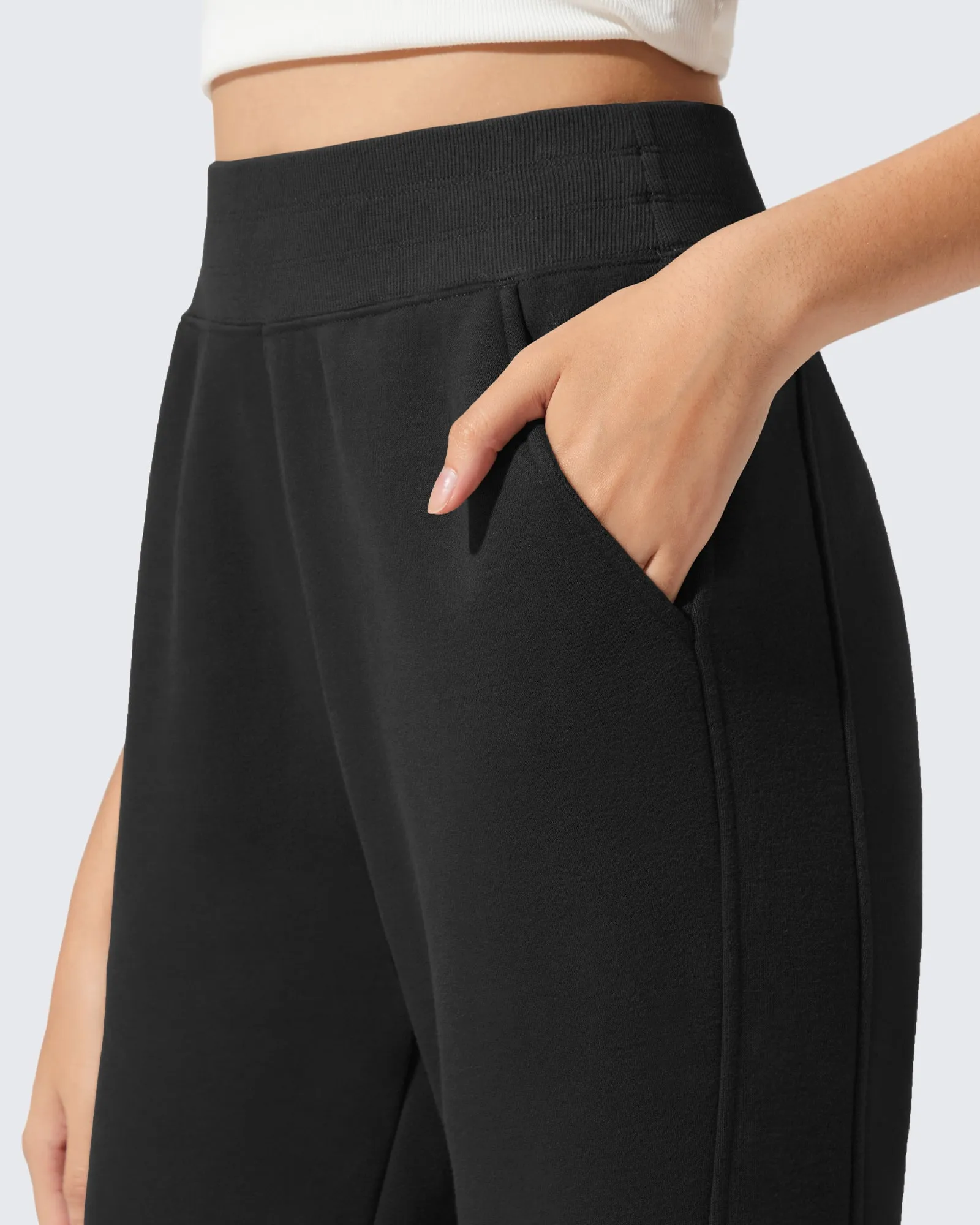 Flurrylux Fleece Lined Loose Flare Sweatpants sold by G4free product image thumbnail 3