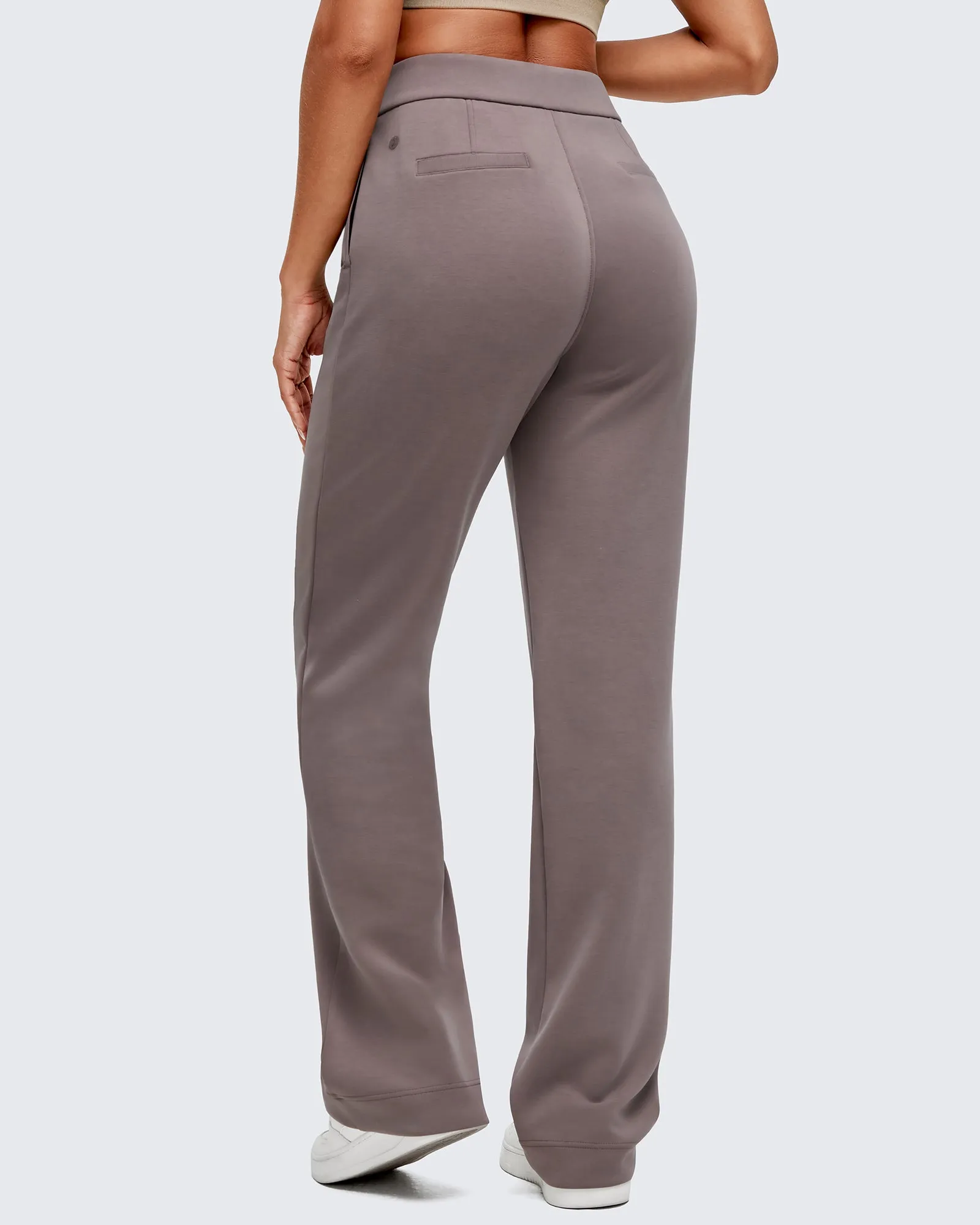 Smoofit Straight Leg Elastic High Waist Dress Pants sold by G4free product image thumbnail 2