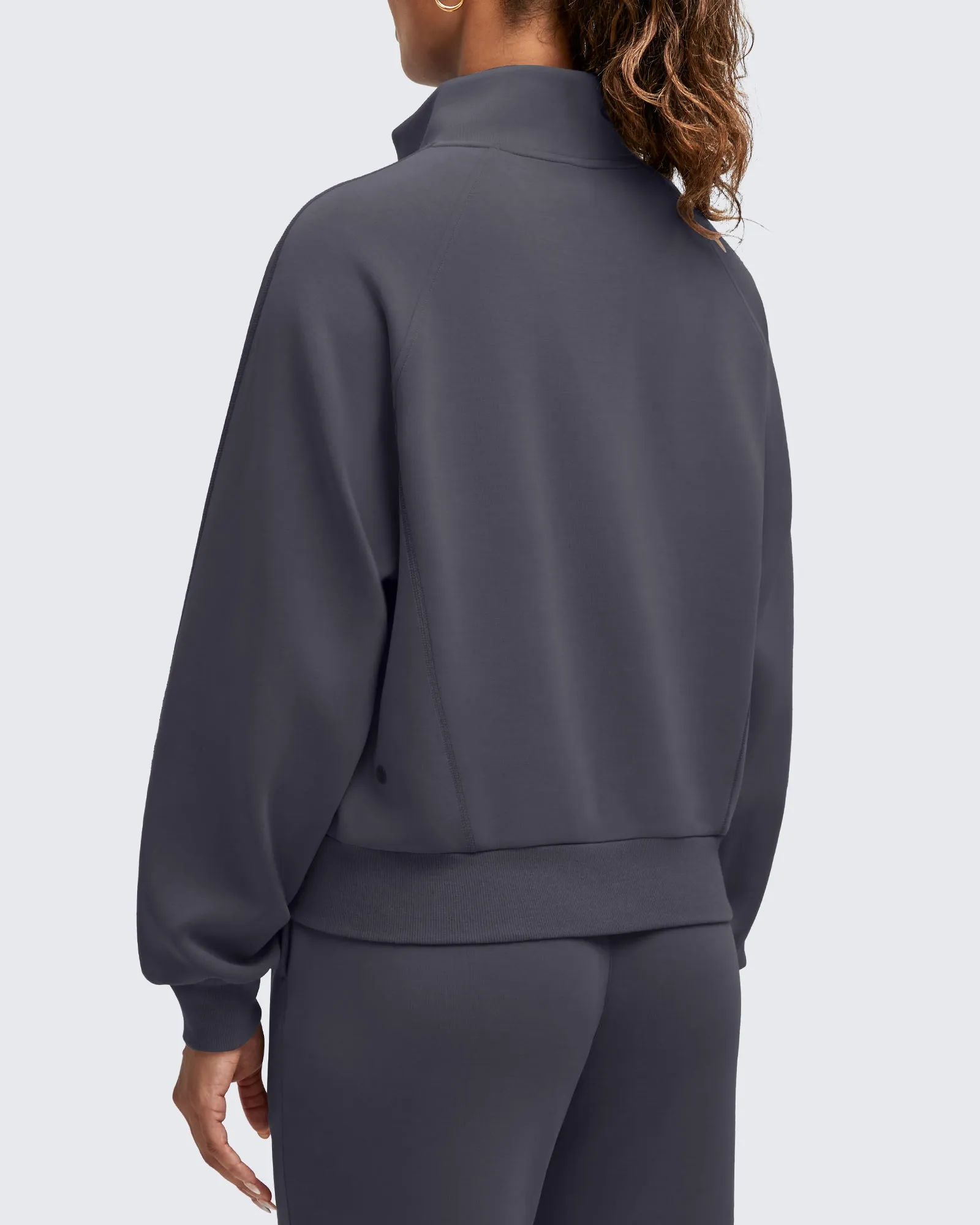 Smoofit Mock Neck Zip Up Pockets Jackets sold by G4free product image thumbnail 2